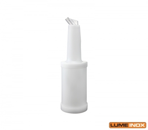 GARRAFA PLSTICA BRANCA 1 L PARA BARMAN