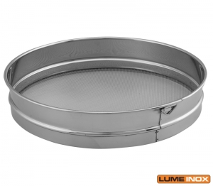 PENEIRA FARINHA 45 CM COM BORDA E TELA EM AO INOX